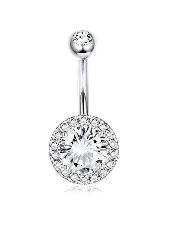 1Pc Surgical Steel Belly Button Ring Navel Nombril Piercing CZ Belly Ring Sexy Women Belly Piercing Body Jewelry Ombligo 14G