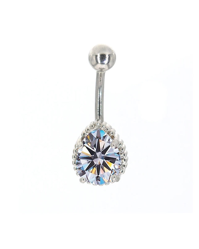 1Pc Butterfly Sexy Dangling Navel Belly Button Ring Oreja 14G Heart Brand New Heart 316L Surgical Steel Belly Piercing Jewelry