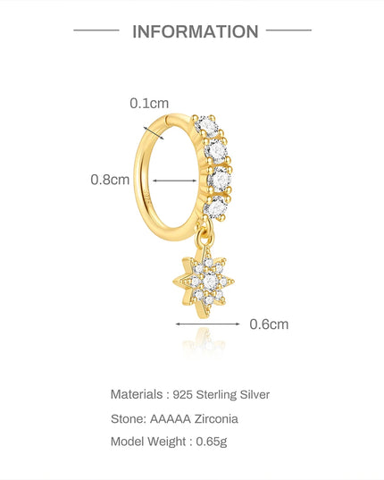 AIDE 1PC 925 Sterling Silver Pierceing Nose Ring Simple Round Twist Rope Nose Ring Women Ear Bone Ring Jewelry Nose Rings