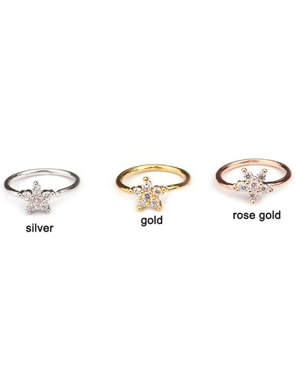 Nose Rings Hoops Set for Women Men, 20G Gold/Silver Hypoallergenic Surgical Stainless Steel Nose Hoops Hinged Clicker Rings