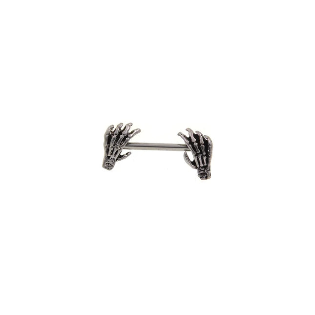 1Pair 5 Choice Gun Key shape Hand Nipple piercing Gun Piercing 14G 1.6x12/14mm No-Infection Body Jewelry Barbells