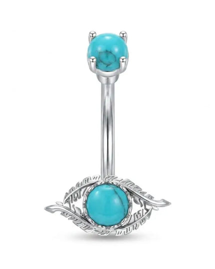 Belly Button Rings Mixed Purple Zircon Dangle Design Stainless Steel Durable Navel Rings for Daily Outfit Matching