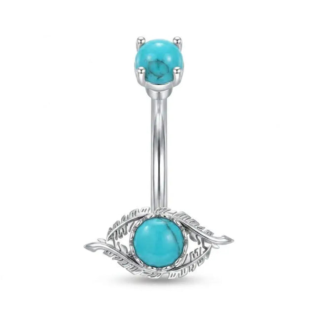 Belly Button Rings Mixed Purple Zircon Dangle Design Stainless Steel Durable Navel Rings for Daily Outfit Matching