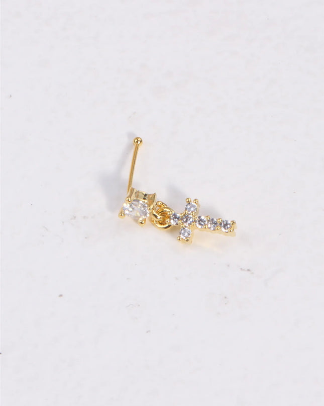 Nose Rings Studs for Women Nose Piercings Jewelry Nose Rings Bone Shape Nose Studs Screw Hypoallergenic Nostril