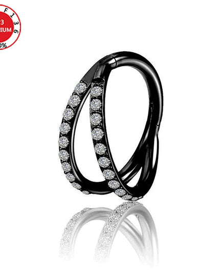 Septum Piercing Nose Ring for Women Piercing for The Ears Tragus Lip Zircon Jewelry Ladies Sexy Perforated Labret Body Jewelry