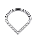 Silver / Nose Rings & Studs / Diameter 8 mm