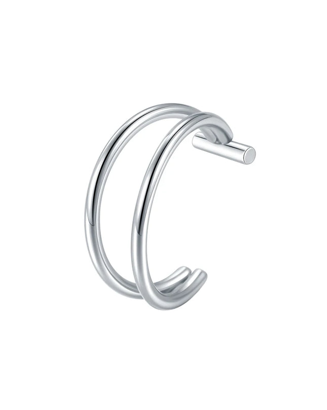1PC Stainless Steel Fake Nose Ring Hoop Septum Rings Non-Pierced C Clip Lip Ring Earring Fake Nose Piercings Women Body Jewelry