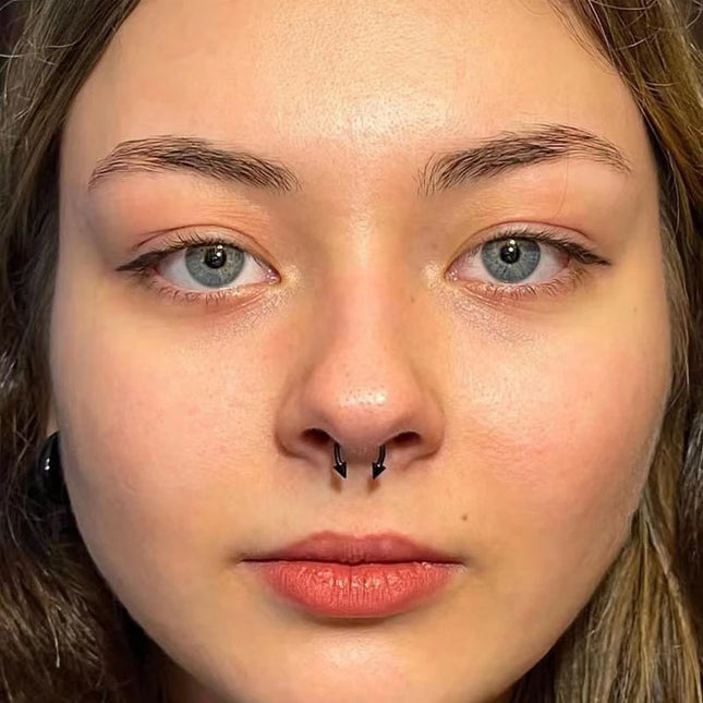 Stainless Steel Magnet Nose Ring Fake Piercing Horseshoe Rings Nose Clip Non-pierced Nose Hoop Fashion Women Men Body Jewelry