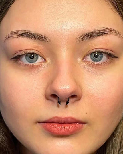 Stainless Steel Magnet Nose Ring Fake Piercing Horseshoe Rings Nose Clip Non-pierced Nose Hoop Fashion Women Men Body Jewelry