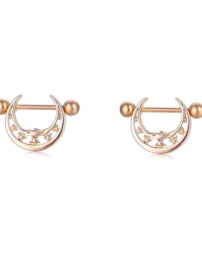 Sexy Nipple Ring Stainless Steel Zircon U Shape Barbell Nipple Studs Piercing Helix Piercing Body Papillary nail Jewelry