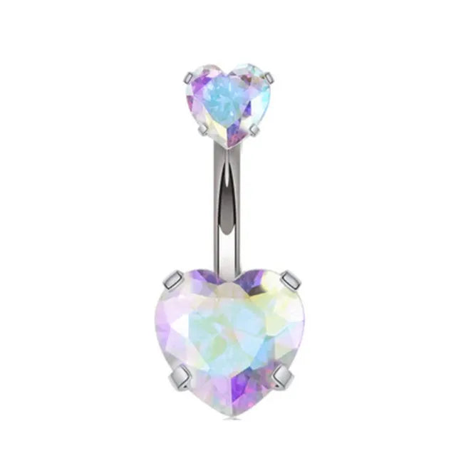 1PCS Butterfly Belly Button Piercing Jewelry 14G Heart Belly Ring Body Piercing Bee Navel Piercing Belly Bars Piercing Ombligo