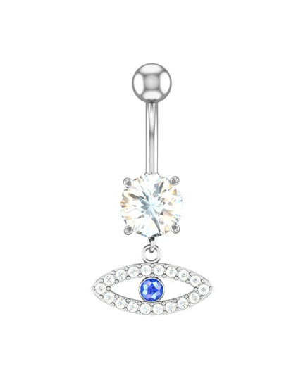 1Pc Surgical Steel Belly Button Ring Navel Nombril Piercing CZ Belly Ring Sexy Women Belly Piercing Body Jewelry Ombligo 14G