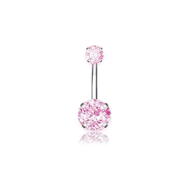 Belly Button Dangle Belly Rings Surgical Stainless Steel Cute Bow Butterfly Heart Flower Belly Button Piercing Jewelry For Women