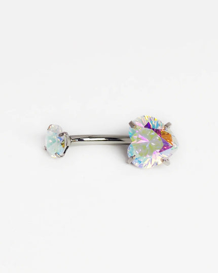 G23 Titanium Belly Button Piercing Zircons Navel Piercing Body Jewelry Super Pretty Belly Button Ring For Women