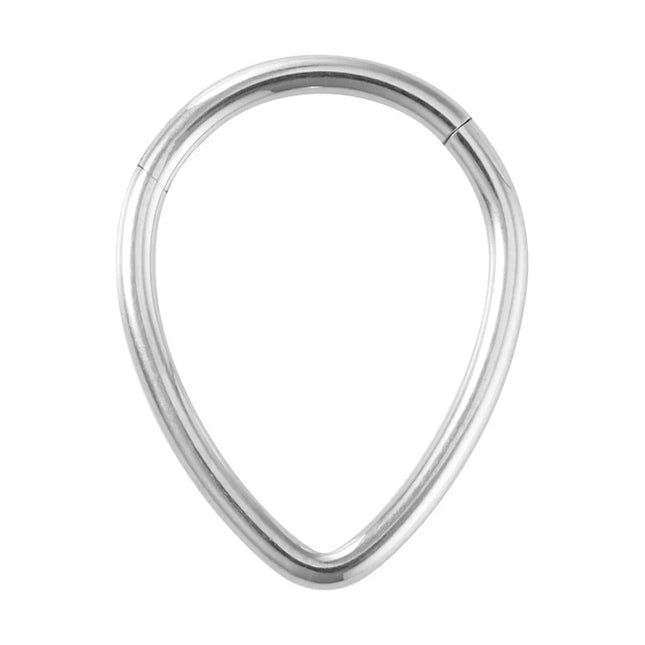 Drip nose Ring Fashion stainless steel closed ring Hinge nasal septum ear bone multi-purpose ring piercing jewelry