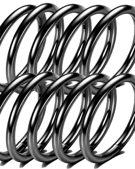 Hinged Nose Ring Hoop Septum Hoop  Ring Tragus Rook Ring Piercing Jewelry Lip Labret Ring Clicker Cartilage Earrings Women Gift