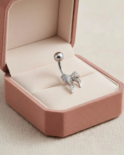 Bow Belly Button Ring Navel Piercing Sexy Belly Rings Body Piercing Navel Rings