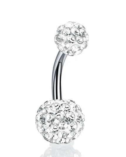 1Pc Surgical Steel Belly Button Ring Navel Nombril Piercing CZ Belly Ring Sexy Women Belly Piercing Body Jewelry Ombligo 14G