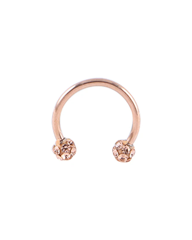 Nose Cuff Punk Gifts Men Earrings Diamond Septum Rings Piercing Nose Ring Body Jewelry Stainless Steel