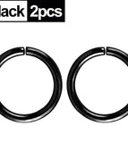 Black-2pcs / Size 6mm