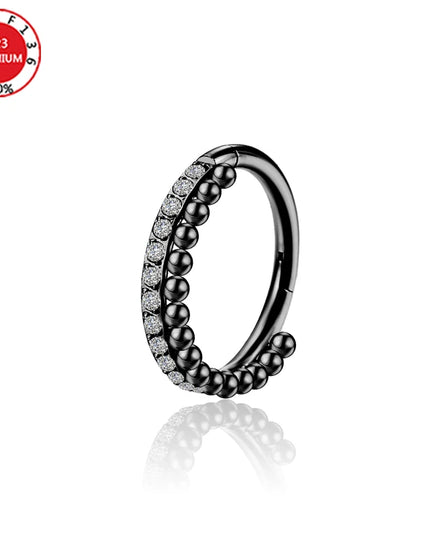 Septum Piercing Nose Ring for Women Piercing for The Ears Tragus Lip Zircon Jewelry Ladies Sexy Perforated Labret Body Jewelry