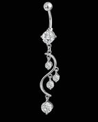 Imitation Rhodium Plated / Pink