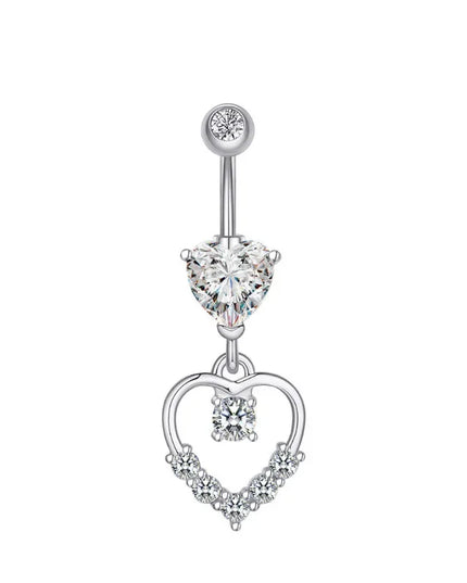 1Pc Surgical Steel Belly Button Ring Navel Nombril Piercing CZ Belly Ring Sexy Women Belly Piercing Body Jewelry Ombligo 14G