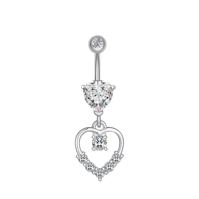 1Pc Surgical Steel Belly Button Ring Navel Nombril Piercing CZ Belly Ring Sexy Women Belly Piercing Body Jewelry Ombligo 14G