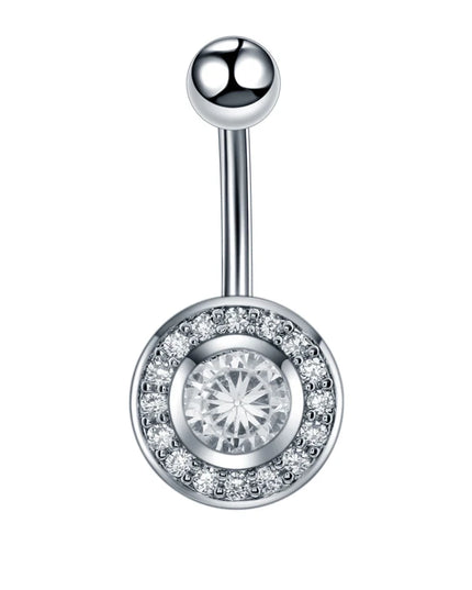 1Pc Surgical Steel Belly Button Ring Navel Nombril Piercing CZ Belly Ring Sexy Women Belly Piercing Body Jewelry Ombligo 14G