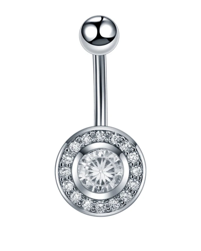 1Pc Surgical Steel Belly Button Ring Navel Nombril Piercing CZ Belly Ring Sexy Women Belly Piercing Body Jewelry Ombligo 14G