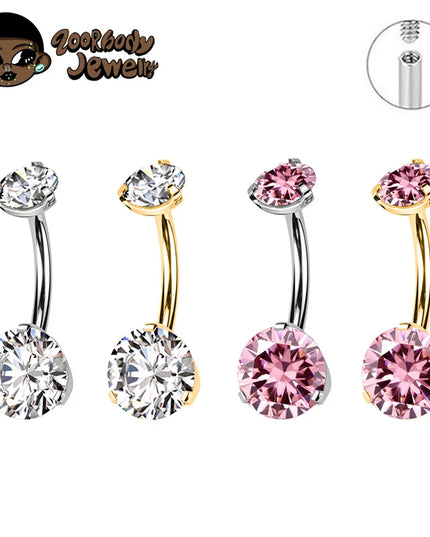 ASTM F136 Titanium Banana Bend Belly Button Rings 8mm 10mm 12mm 14mm Belly Rings Piercing Barbell Navel Ring Sexy Belly Piercing