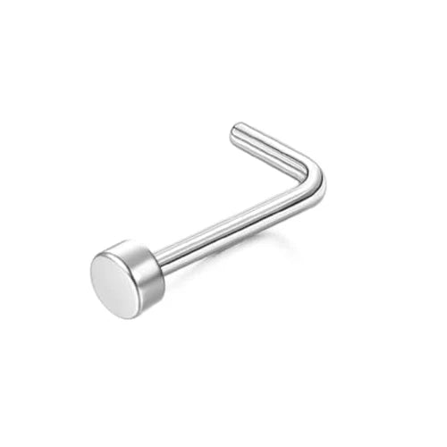 Bobisty 1Pc Nose Rings for Women Men Surgical Stainless Steel Retainer Clear Nose Rings Hoops Cartilage Tragus Piercing Jewelry