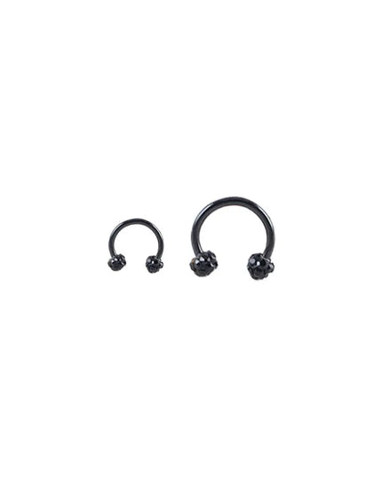 Nose Cuff Party Men Earrings Gifts Diamond Body Jewelry Stainless Steel Septum Rings Piercing Nose Ring