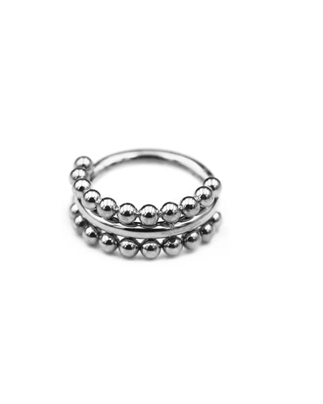 Conch Piercing Bee Earring Tragus Helix Cartilage Nose Ring 316L Stainless Steel Clicker  Body  Daith Piercing Jewelry For Women