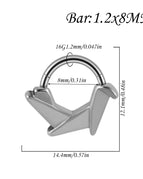Style 3 / Nose Rings & Studs / 1PC-16G|Face|Geometric