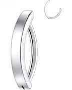Silver / Navel & Bell Button Rings / 1.6x10mm|body|Geometric