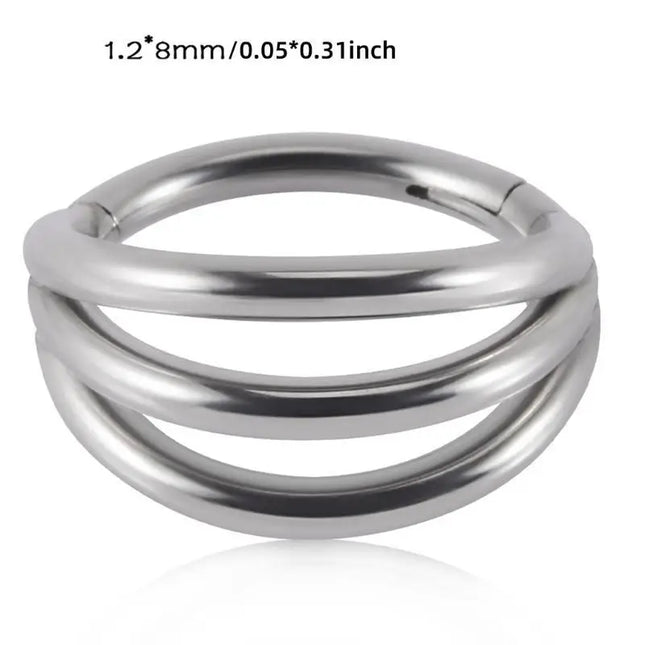 P9FE Stylish Women's Nose Rings Accessory Fashionable Nose Rings with Diamond Enhancement Dazzling Earring Adornment Charm