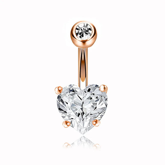 2023 Zircon Belly Button Rings for Women Girls Sexy Piercing Navel Ring Bar Drop Dangle Belly Navel Rings Ashion Body Jewelry