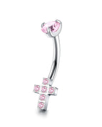style 4 / Navel & Bell Button Rings / 14G(1.6mm)|body|Curved barbell