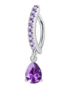 Style6Purple / Navel & Bell Button Rings / body