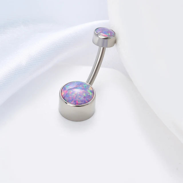 Belly Piercing Button Rings G23 Titanium Astm F136 14g Body Jewelry Internally Threaded Navel Ring Zirconia Earrings Zircon