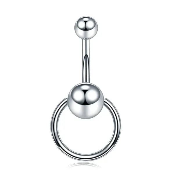 1Pc Surgical Steel Belly Button Ring Navel Nombril Piercing CZ Belly Ring Sexy Women Belly Piercing Body Jewelry Ombligo 14G