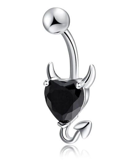 Steel Belly Button Rings Pink Crystal Piercing Navel Heart Style Navel Piercing Earring Belly Piercing Sexy Body Jewelry Ombligo