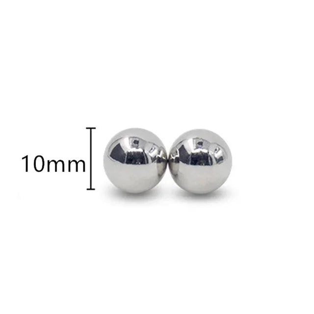 1Pair Ultra Powerful Magnet Nipple Piercing Women Balls Clamps Strong Magnetic Clitoris Bondage Sexy Body Piercing for Couple