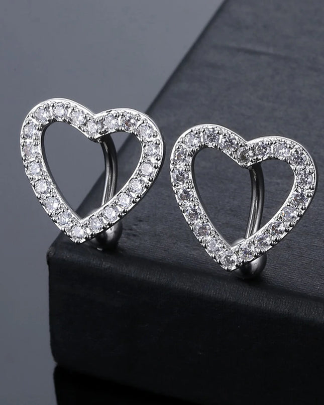 1PC Heart Belly Button Ring JewelryNavel Pircing Umbilical Pircing  Ring Navel Piercing Ring Cooper Belly Button Piercing Ring