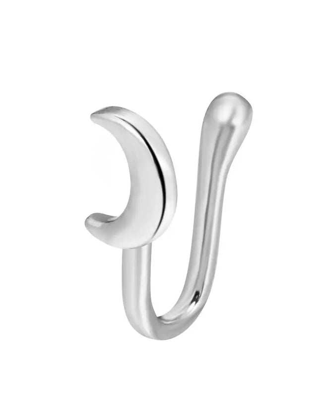 Men Women Nose Ring Clip Fake Septum Piering Rock Hip Hoop Punk Stainless Steel Body Jewelry Non Perforation Nose Clip Ring 2026