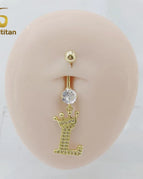 L Belly Ring / Navel & Bell Button Rings / China Mainland|10mm Steel Bar|body|Geometric