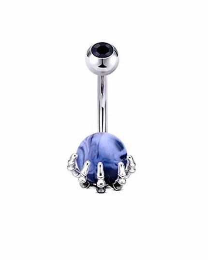 1PCS Bat Belly Button Piercing Jewelry 14G Claw Belly Ring Body Piercing Bee Navel Piercing Heart Belly Bars Piercings Ombligo