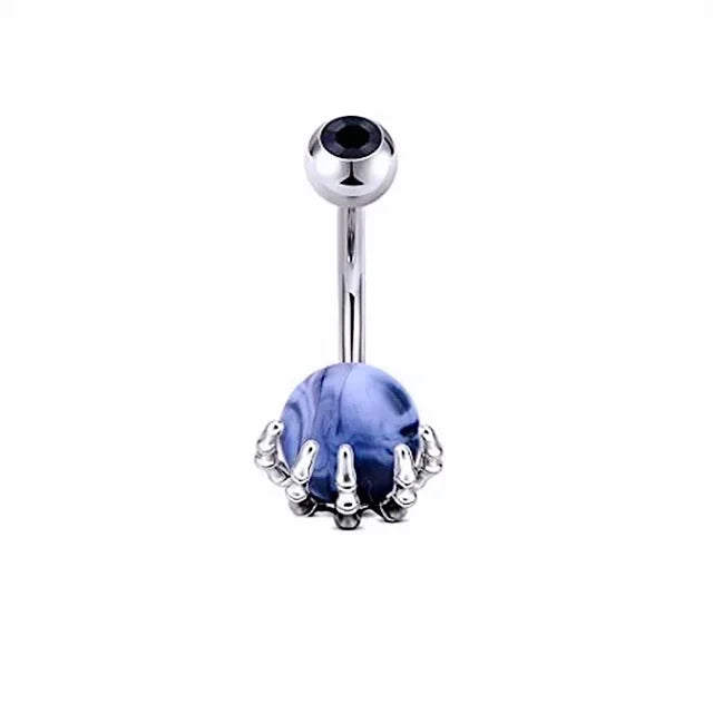 1PCS Bat Belly Button Piercing Jewelry 14G Claw Belly Ring Body Piercing Bee Navel Piercing Heart Belly Bars Piercings Ombligo