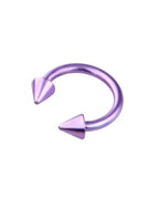 8X Purple / Nose Rings & Studs / Face|C-shaped and spiral